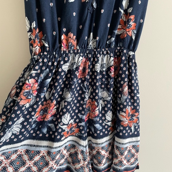 Abercrombie & Fitch Navy and Floral Romper XS - Picture 2 of 3